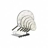 Paddle Drums 8 and 10 inch Set w/ 3 Balls