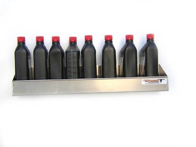 OIL SHELF 6 MOUNT SILVER Aluminum Cabinet Shop 