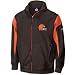 Reebok Cleveland Browns Apollo Full Zip Hooded Fleece