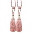 Pair of Ivory and Pink Jane Tassels