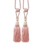 Pair of Ivory and Pink Jane Tassels