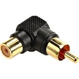 Steren RCA Right-Angle Adapter Female To Male