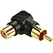 STEREN 251-111 RCA RIGHT ANGLE ADAPTER FEMALE TO MALE