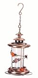Hayes 13053 Horizons Hummingbird Feeder, Antique Copper with Red Flowers