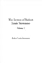 The Letters of Robert Louis Stevenson: V1
