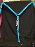 WEAVER TURQUOISE NYLON HORSE BREASTCOLLAR PONY TACK