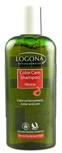 Logona Shampoo Color Care Henna for Red to Brown Hair - 8.5 Oz, Pack of 2