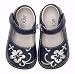 Jack and Lily My Shoes with Hibiscus in Navy