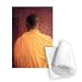 Buddhist Monk, 2005 (acrylic) by Lincoln.. - Tea Towel 100% Cotton - Art247 - Tea Towel - 46x70cm