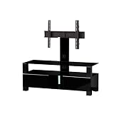 Sonorous Mood Cantilever TV Unit for Up to 50 inch TVs - Piano Black