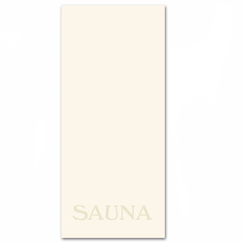 Dyckhoff 1524941200 Liegetuch Sauna mit 25% Leinen ca. 75 x 180 cm natur Preisvergleich