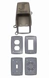 Hubbell Electrical 5735-0 While in Use Cover, Single Gang Vertical, Deep with Four Plates