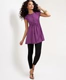 BCBG MAX AZRIA - BCBGMAXAZRIA Short-Sleeved Spring Twill Tunic
