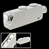 White Illuminated Lighted 160X-200X Microscope