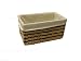 Kitchen & Housewares : RECTANGULAR RUSH AND BONDED PAPER STORAGE MEDIUM