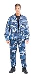 Military Sky Blue Camouflage Ultra Force BDU Shirt