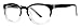 Genius Unisex Eyeglasses - Modern Collection Frames - Black/Crystal 47-21-140