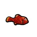 Tuffy Ocean Creature Junior Fish Dog Toy, Red