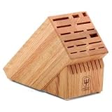 Wuesthof 25-Slot Oak Mega Knife Storage Block