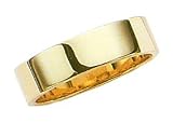 Men's 4MM Flat Wedding Band