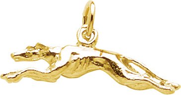 Dog Greyhound Charm by Rembrandt Charms