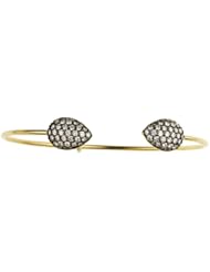 Jemma Wynne Pear-shaped Diamond Cuff Bracelet