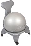 J Fit Stability Ball Chair, Grey