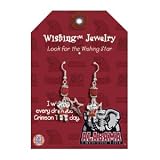 University of Alabama Wishing Earrings