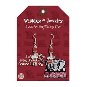University of Alabama Wishing Earrings