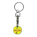 Number 1 Mum Trolley / Locker Coin Keyring
