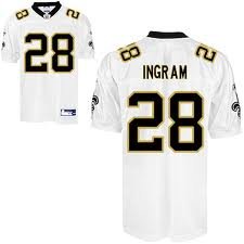 Reebok Mark Ingram New Orleans Saints White Authentic Jersey Size 56