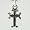 image Tiny Sterling Silver Cross Charm, #11855