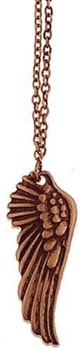 LAVISHY Petite Single Angel Wing Necklace - 18