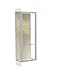 Waddell 91LFSK-SN-FW Edge 24 x 76 x 20 in. Frosty White Base Lighted Floor Display Case with 2 ft. Hinged Door & 6 in. Base44; Silk Back - Satin