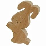 ●兎のフック　木のおもちゃ　お部屋のアクセサリー　の画像