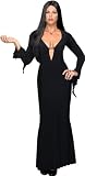 Addams Family Morticia Costume, Black, Plus