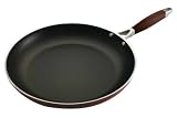 NapaStyle Porcelain Nonstick Aluminum 12-Inch Skillet, Terra Cotta