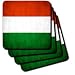 Hungary Flag - Set Of 4 Ceramic Tile Coasters