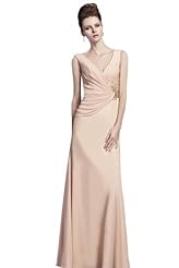 Chiffon/Taffeta/Tulle Crystals Crystal Lace Beaded Applique Prom Dress/Party Dress 