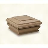 Woodway Products 870.1838 Cedar Flat Top Post Cap, 5-by-5-Inch