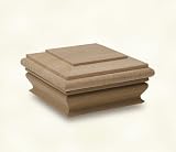 Woodway Products 870.1642 Cedar Flat Top Post Cap, 6-by-6-Inch