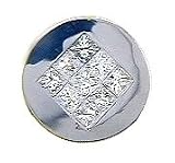 Innovative Invisible-Set White Gold Pendant