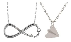 One Direction Infinity und Aeroplane Halsketten. 2 pack in GeschenktŸten