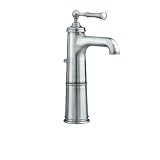 Jado 842/701/144 Hatteras Single Lever Vessel Faucet, Brushed Nickel