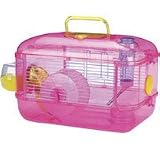 Biddie Buddies Pink Starter Home Suite Small Animal Cage- 18 length x 10.25 width x 10.25 height