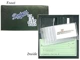 Los Angeles Dodgers Embroidered Leather Checkbook Cover