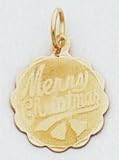 Merry Christmas Disc Charm -XAC33