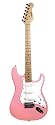 Pink Nevada ST Style Electric Guitar - includes FREE tutorial DVD!