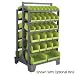 All-Welded Steel Sloped Top Bin Rack Without Bin 36