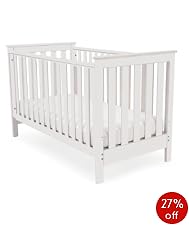 Jamestown Cot Bed (White) - Save up to 20%